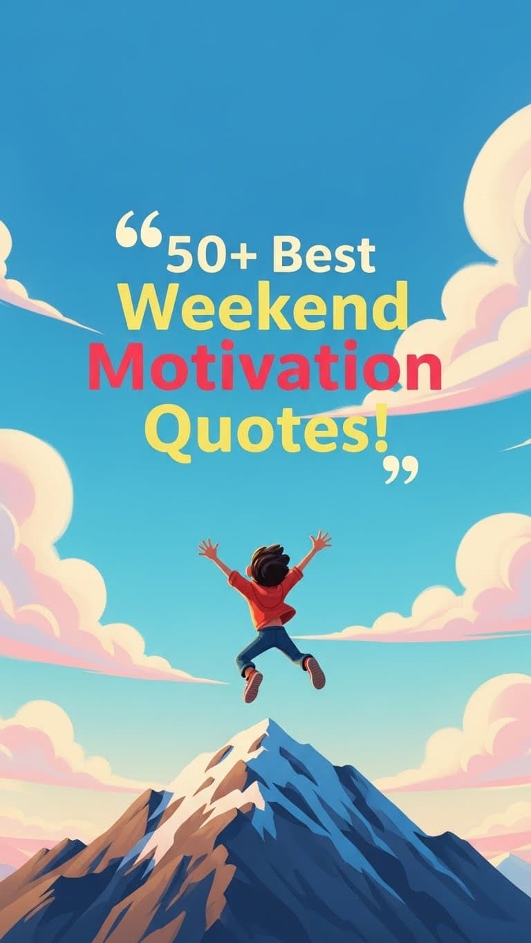 40+ Weekend Motivational Quotes for Success & Rest